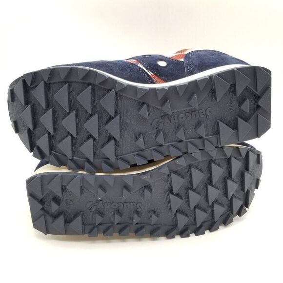 Saucony Women Jazz 81 USA Sneakers Size 5 Navy Red  Low Top - Picture 6 of 6